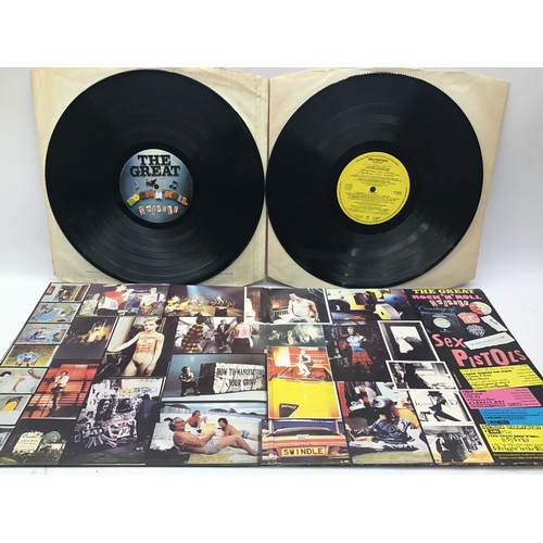 5 - SEX PISTOLS VINYL LP 'THE GREAT ROCK 'N' ROLL SWINDLE'. Found here on Virgin double lp vinyl No. VD2... 