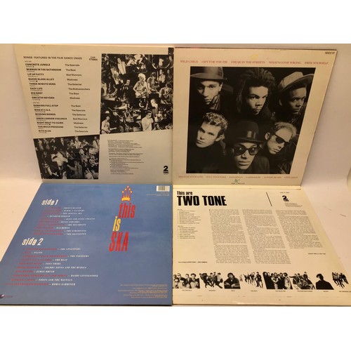 154 - SKA AND 2 TONE VINYL LP RECORDS. These are found in VG+ conditions and include 3 various artist albu... 