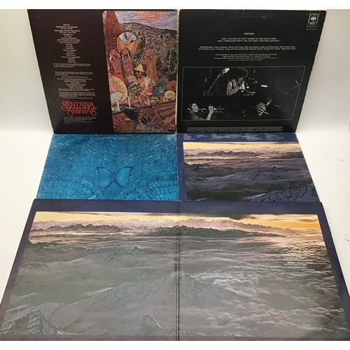 159 - COLLECTION OF 5 SANTANA LP RECORDS. Here found in VG+ conditions we find 2 copies of ‘Moonflower’ fo... 