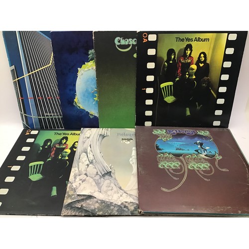 160 - SELECTION OF VINYL LP RECORDS FROM YES. For starters we have 2 copies of ‘The Yes Album’ followed by... 