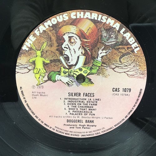 23 - DOGGEREL BANK 'SILVER FACES' LP RECORD. Released in the U.K. on Charisma CAS 1079 in 1973, this unus... 