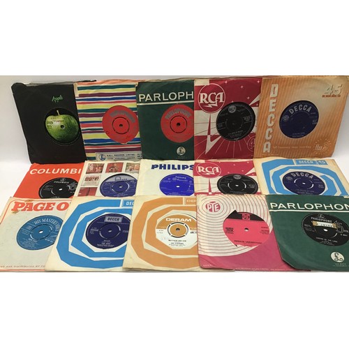 220 - LARGE SINGLES COLLECTION FROM THE 50’s and 60’s. Various hit singles found here with some in origina... 