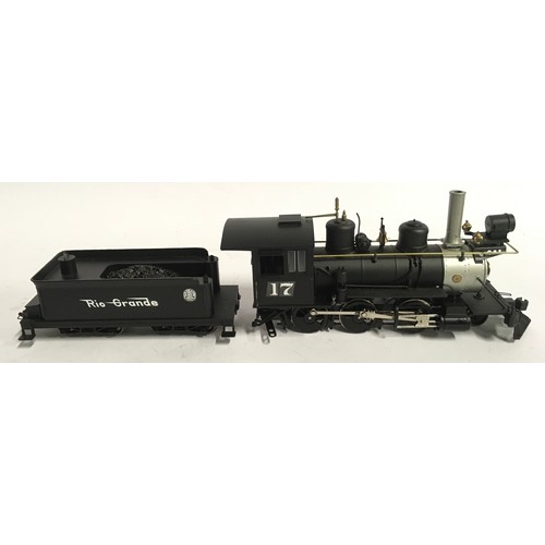 69 - Bachmann Spectrum On30 2-6-0 Steam Locomotive, Rio Grande #17. Appears Excellent.