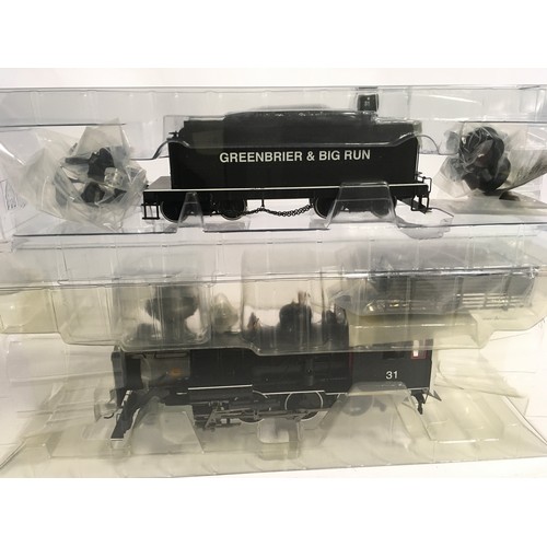 67 - Bachmann Spectrum 28657 On30 Baldwin 4-6-0 Steam locomotive Greenbrier & Big Run Lumber Co. Appears ... 