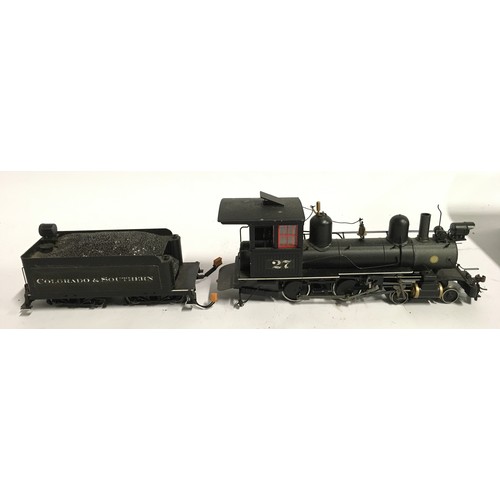 56 - Bachmann Spectrum 28322 On30 Modern 4-4-0 American Outside Frame Steam Locomotive, Colorado & Southe... 