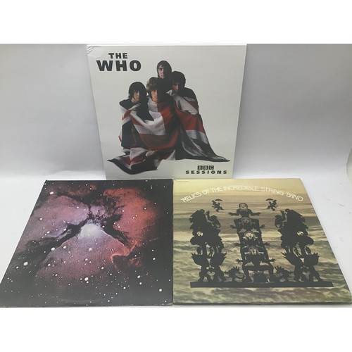 165 - VINYL LP RECORDS X 3. Nice triple on offer here from - The Who - King Crimson and The Incredible Str... 