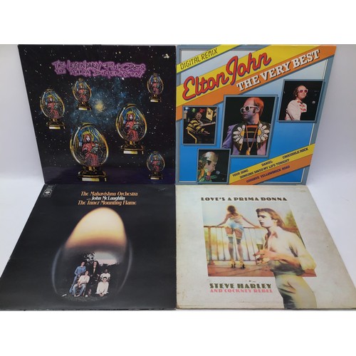 182 - COLLECTION OF 16 ROCK / POP RELATED VINYL LP RECORDS. This collection consists of Artists - Dan Hick... 