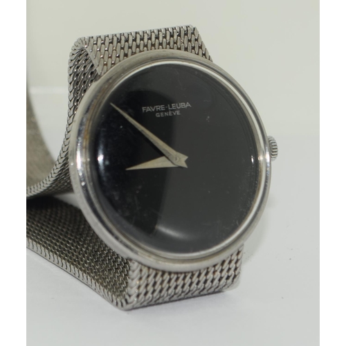 434 - Favre-Leuba Geneve 3511 manual wind wrist watch