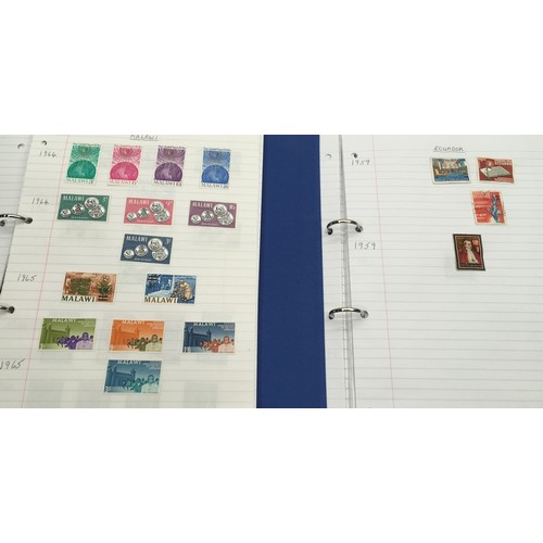 209 - Large collection of mainly Rest of World stamps contained within 13 folders