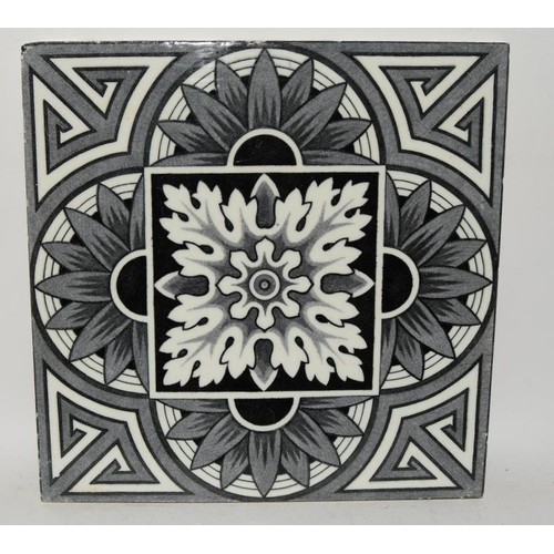 231 - Minton China Works large framed tile / trivet 9.7