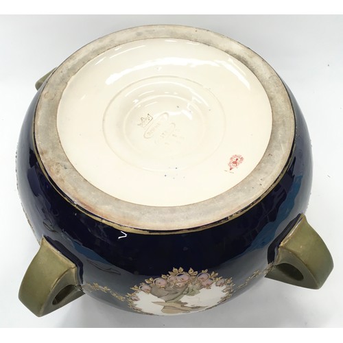 32 - Art Deco porcelain Austrian “RSIK” jardiniere diameter 26cm, 15cm tall.