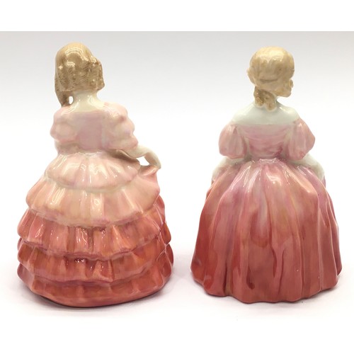 37 - 2 x  small Royal Doulton figurines 