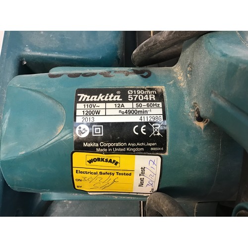 305 - Makita 5704RX circular Saw in case.