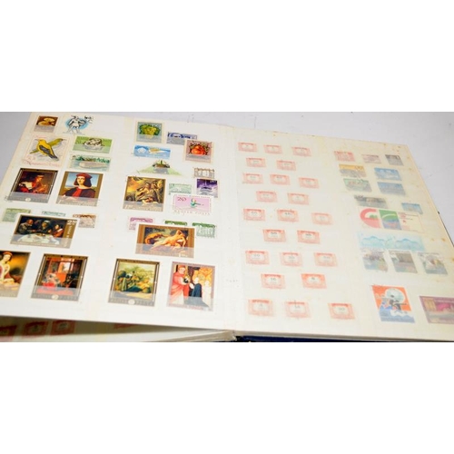 214 - Collection of mostly Hungary stamps contained within three albums