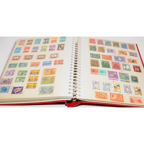 214 - Collection of mostly Hungary stamps contained within three albums