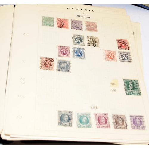 216 - Collection of world stamps contained within a number of albums