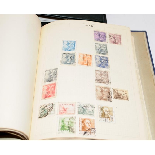 216 - Collection of world stamps contained within a number of albums