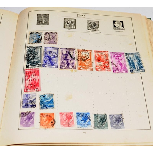 216 - Collection of world stamps contained within a number of albums