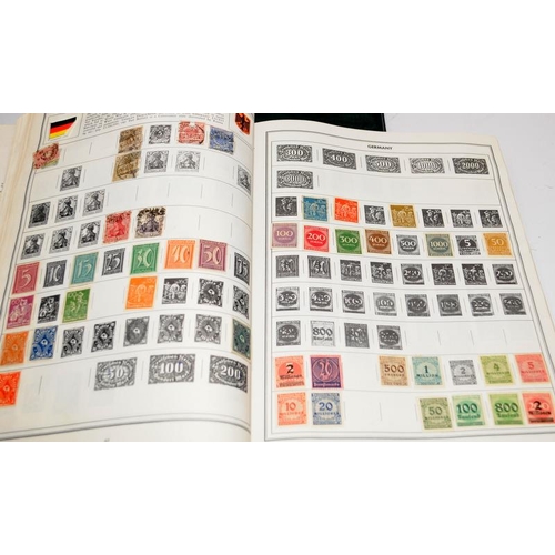 216 - Collection of world stamps contained within a number of albums