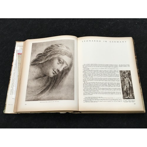 75 - Leonardo Da Vinci large book with 12 full colour plates published by Reynal & Company, New York.