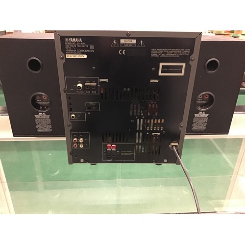 72 - Yamaha GX 900 stereo system including cd, tuner and mini disc player. This comes with 2 MORDAUNT Sho... 