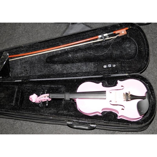 147 - Four cased violins