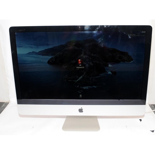 99 - Apple IMac model ref A1312. Turns on but not tested further. Lot includes unit only, no cables, keyb... 