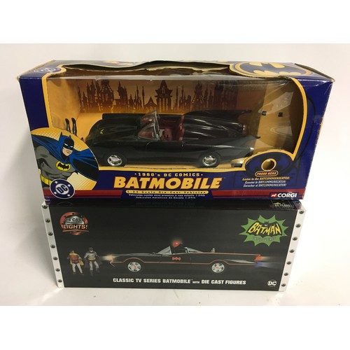 9 - Jade Metals Diecast Classic TV Series Batmobile with figures together with Corgi 1:24 scale 1960s Ba... 