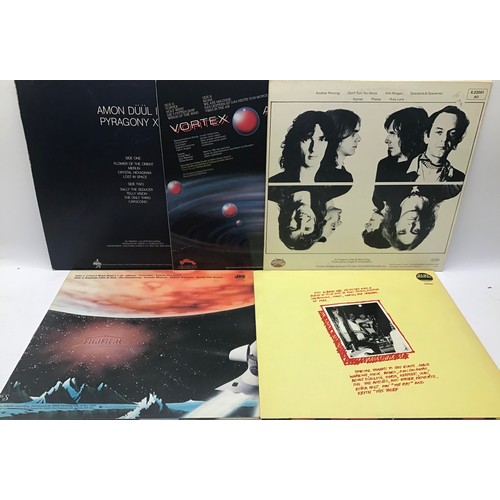 168 - AMON DUUL LP VINYL'S X 5. This selection includes the title's - Hijack - Meetings With Men Machines ... 