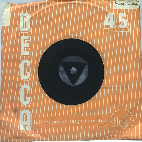 108 - TOMMY STEELE 7” DEMO ‘ PRINCESS’. This is a one sided record found in Ex condition and was the b. Si... 