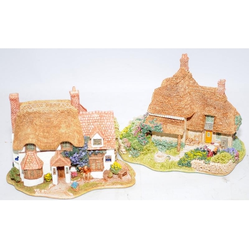 48 - Quantity of unboxed mostly Lilliput lane cottages to include some larger examples