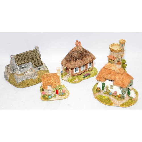 48 - Quantity of unboxed mostly Lilliput lane cottages to include some larger examples