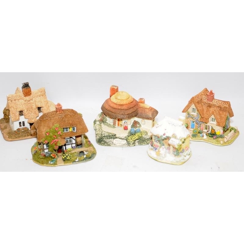 48 - Quantity of unboxed mostly Lilliput lane cottages to include some larger examples