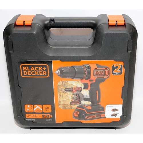 200 - Collection of tools etc to include cased Black & Decker hammer drill and various hand tools