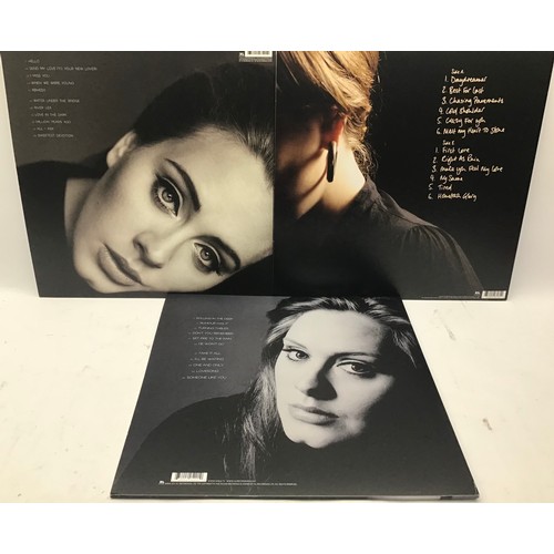 172 - 3 X BRAND NEW 180g ADELE LP RECORDS. Albums here include the titles - 19 - 21 and 25.