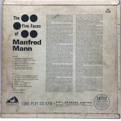 53 - MANFRED MANN LP VINYL RECORD. Nice copy of this 1964 copy on HMV CLP 1731. Sleeve has discolouration... 