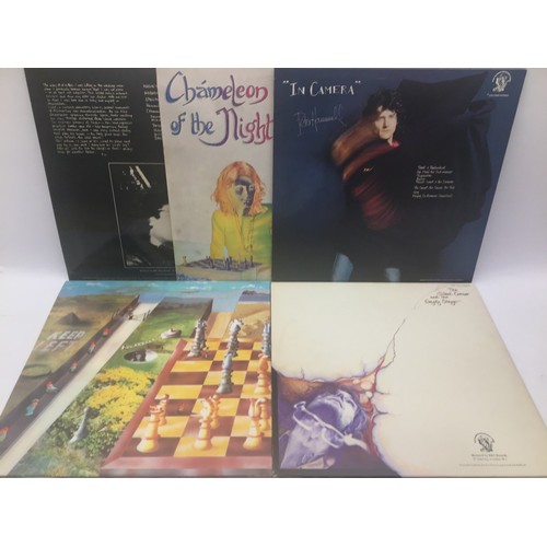 188 - 5 X PETER HAMMILL VINYL LP RECORDS. Titles here include - Fools Mate - The Silent Corner & The Empty... 