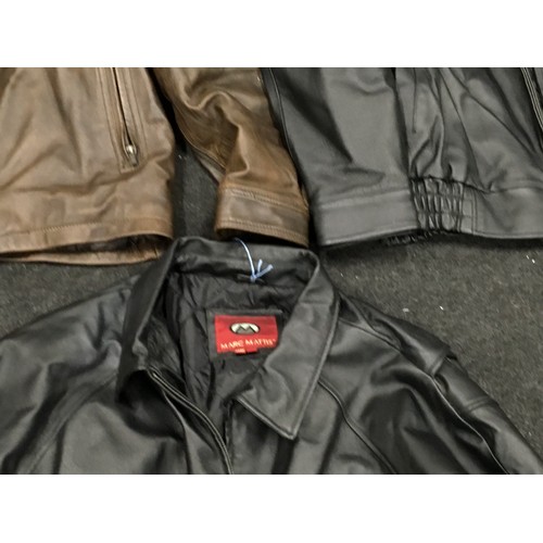 7 - Three Marc Mattis gents jackets. Two size L, one size M.