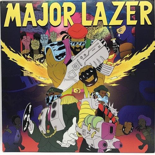 12 - MAJOR LAZER 'FREE THE UNIVERSE' RARE DOUBLE VINYL LP. Includes Free CD of the entire album. This Bra... 