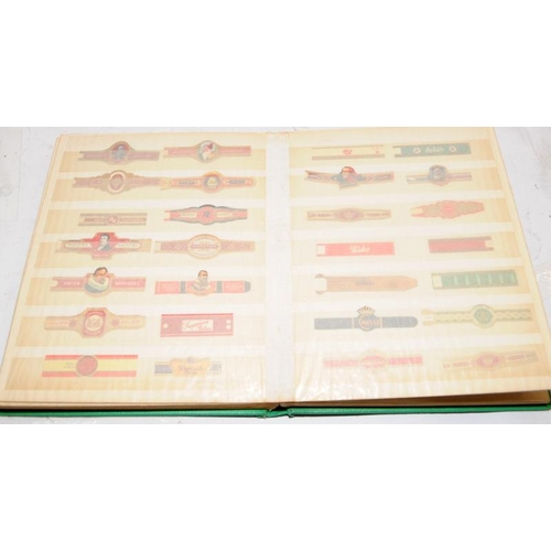 68 - Vintage cigarette cards album containing a number of cards together with an album containing a colle... 