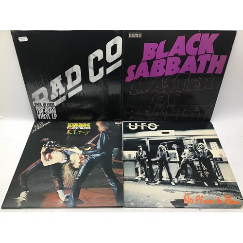 184 - BAG OF 12 ROCK RELATED ALBUMS INCLUDING PICTURE DISCS. Included here we have - Black Sabbath - Arthu... 