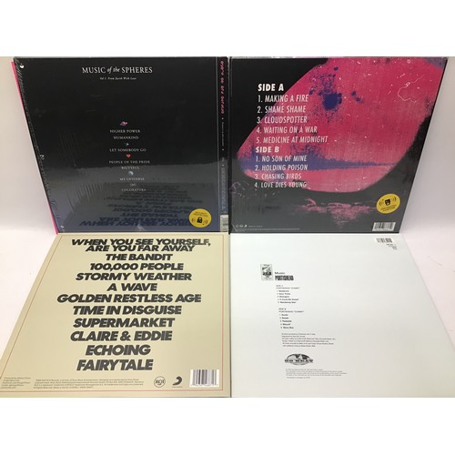 183 - 4 BRAND NEW 180g VINYL LP RECORDS. Copies here include - Kings Of Leon - Portishead - Coldplay and F... 