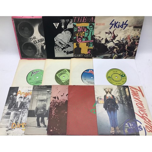 228 - 13 PUNK ROCK SINGLES. Titles here from - UK Subs - Buzzcocks - Skids - Sex Pistols - The Banned etc.... 