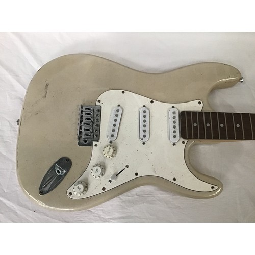 260 - BENSON ELECTRIC GUITAR. Found here in used condition and needing a new set of strings.