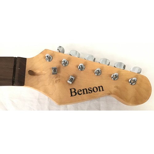 260 - BENSON ELECTRIC GUITAR. Found here in used condition and needing a new set of strings.