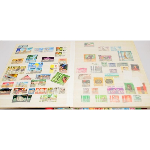 210 - Collection of mostly British Territories and European stamps contained within a number of albums