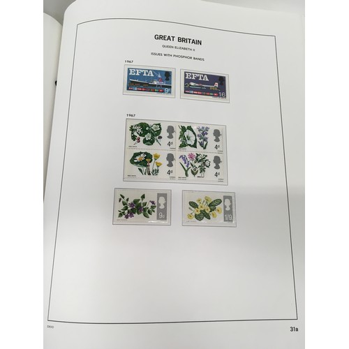 213 - Black album GB stamps ref 289