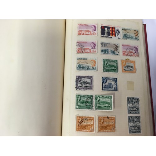 237 - Collection of vintage postcards, stamps and coins.