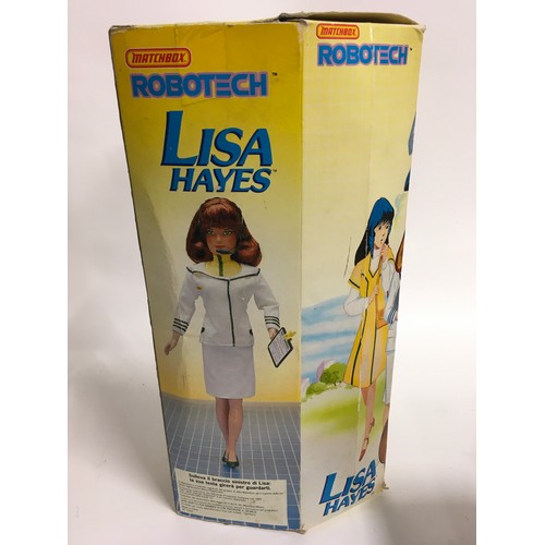 15 - 3 boxed figures to include Naruto, Tohru Honda Statue and Matchbox Robotech Lisa Hayes.