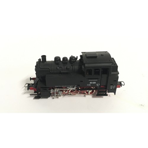 179 - 2 Roco HO tank locomotives - 04112 A Class BR 58 10 56 2-10-0 of the DRG and 04114A Class BR 80 028 ... 